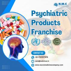 Neuro Medicine Company, a leading B2B pharmaceutical portal, offers an exceptional Psychiatric Products Franchise. Specializing in high-quality neuropsychiatric medicines, our franchise ensures access to advanced treatments and comprehensive support, empowering partners to deliver superior mental health solutions in their markets. Join us to revolutionize psychiatric care today.