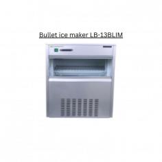 Bullet ice maker is a floor standing unit with an automated controller and a ice making capacity of 80 kg / 24 hr. Features a slide away access door for easy user access to the produced ice. Automated detection and protection in case of water deficiency, or malfunctioning. High quality stainless steel body ensures durability.

