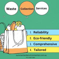 By adhering to strict environmental standards, they provide tailored solutions for residential, commercial, and industrial clients, making waste management hassle-free and sustainable.

https://www.summerlandenvironmental.com.au/








