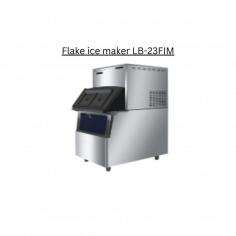 Flake ice maker is a microprocessor controlled ice maker with air cooled refrigeration/condenser system and internal protection against over voltage and current. Features a slide away access door for easy user access. High quality stainless steel body ensures durability.

