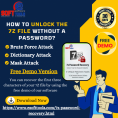 If you are worried because your 7Z file is not unlocked, now to relieve your tension there is software that will quickly unlock the password and free your 7Z file. This eSoftTools 7Z Password Recovery software also provides three best methods using which the password can be recovered quickly. It can recover passwords in all languages, supports all types of 7Z files, and can recover passwords in all types of characters. You can also try its free demo which shows the first three characters of the 7Z file.
Visit More:- https://www.esofttools.com/7z-password-recovery.html