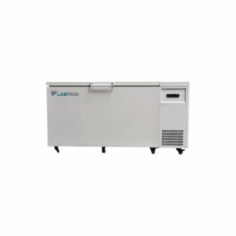 Labtron -105°C Ultra Low Temperature Chest Freezer is a digital microcomputer-controlled unit, providing 458 L capacity . It includes a self-overlapping refrigeration system, branded compressor, fluorine-free refrigerant, 304 stainless steel liner, LED display and safety door lock.