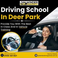 Jaswinder driving school provide the one of the Best Driving School In Deer Park. We have a professional and top Female driving instructor in Deer Park. Female Driving school in deer park are training students of all ages. Our aim is to create the best, safest drivers in deer park. Female instructors to help you feel comfortable and an enjoyable learning time. Call us at - 0430361821, https://jaswinderdrivingschool.com.au/driving-school-in-deer-park/
