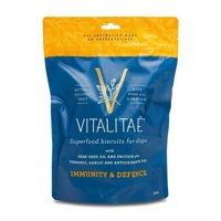 Vitalitae Immunity & Defence Superfood Biscuits: These delicious and nutritious biscuits helps to strengthen your dog’s immune system and keep them healthy.