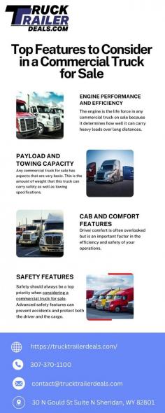 When searching for a commercial truck for sale, focus on features like durability and advanced safety systems. Our inventory includes various pickup trucks near me and the latest new trucks for sale to match your requirements. Start your search now! Visit here to know more:https://medium.com/@hudson.jack559/top-features-to-consider-in-a-commercial-truck-for-sale-a8983f6b001c