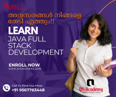 Java Full Stack Development Training Institute in Trivandrum
Advance your skills with our Full Stack Developer Course in Calicut. Learn Java full stack development and secure your future.