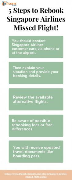 If you've missed your Singapore Airlines flight, don't panic. Follow these five steps to rebook efficiently. Contact the airline immediately to inform them of your situation. Check for available flights and be flexible with dates. Pay any applicable fees for rescheduling. Ensure your travel documents are up-to-date. Confirm your new flight details.