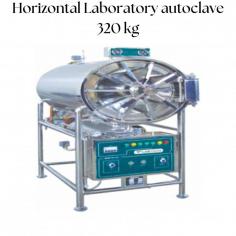 Labtron horizontal laboratory autoclave 320 kg is a cylindrical-oriented autoclave equipped with an automated drying function, a fully automatic computer-controlled system, and a self-inflating leak-proof chamber. It features a safe door lock system, a digital LCD display, and automatic shutoff to prevent overload of current.