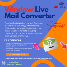 Use eSoftTools Windows Live Mail Converter as an effective solution to read Windows Live Mail (WLM) profiles and export emails to Outlook PST and other file formats. The best program loads WLM profiles with all mailbox folders effortlessly and works with all Windows editions. It can migrate emails to cloud-based platforms like Office 365, Gmail, and Yahoo Mail and export WLM emails to different formats, including PST, EML, MSG, and EMLX. You can freely convert WLM profile emails into other formats, guaranteeing a comprehensive and seamless migration procedure without any data loss. You can export WLM mail folders as individual MBOX files or export all emails as one MBOX. This all-inclusive tool is a great option for a smooth conversion because it maintains the original text and integrity of your WLM emails.
 https://www.esofttools.com/windows-live-mail-converter.html