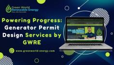 Empower Your Project: Elevate with GWRE's Dynamic Generator Permit Design Services! Navigate regulatory complexities effortlessly with our expert team, ensuring swift approvals and sustainable outcomes. From concept to completion, trust GWRE to drive your project forward with precision and innovation.
Website: https://greenworld-energy.com/
Email: arjun@greenworld-energy.com
Contact Us: +1 (443) 478-4297
