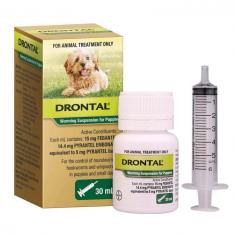 For protecting dogs from different intestinal worms, Drontal Allwormer for dogs is the ultimate product. These broad-spectrum formula destroy various intestinal worms including roundworms, whipworms, hookworms and tapeworms. This simple to dose treatment is easy to administer in dogs. Used every 3 months, Drontal not only protects your dog from worms, it also helps protect the whole family from the harmful effects of contracting worms from your dog.
