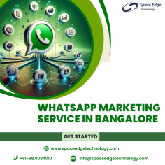 Connect with the top WhatsApp marketing service provider in Bangalore to enhance your brand's reach. Get personalized marketing strategies now!

Read More:- https://spaceedgetechnology.com/whatsapp-marketing-bangalore/
Email ID:- Info@spaceedgetechnology.com
Contact No.:- +91-9871034010