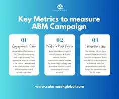Suppose you are standing at the helm of a ship in a thick fog. As it is said, ‘If you do not know where you are going, then you don’t have to worry because chances are, you will end up in the wrong place.

Likewise, ABM campaigns require key metrics to steer with. Below are metric goals, they are the guiding North, of optimization:

Read complete article- 

ABM Revolution: How Personalization Drives Success

https://salesmarkglobal.com/personalized-abm-campaigns/