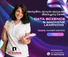 Get Certified in Data Science and Machine Learning | Kochi
Learn Data Science and Machine Learning with our course in Kochi. Gain hands-on experience with Python, R, and AI tools. Enroll today!