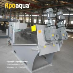 Apoaqua Dewatering Screw Press Machine for Raw Water Pretreatment