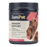 ZamiPet Urinary Support Dog Supplement is an Australian-made, great tasting, breakable chew for your dog’s urinary health and immune system. These urinary support chews for dogs take care of your dog’s kidney, bladder and urinary tract. Regular use of these chews strengthens the immune system and reduces the severity risk of urinary tract infections (UTIs) in dogs.