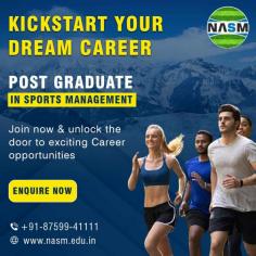 Career for Post Graduate in Sports Management

Are you dreaming of a long-term career in sports? Then, this could be your chance to kickstart your dream career with a master's degree in sports management. Admissions are open for Batch 2024-25!

