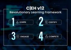 The C|EH v12 certification program is separated into 20 modules. Each module has a bunch of hands-on laboratory sessions that allow you to apply the concepts and techniques taught in the C|EH v12 program on real machines in real time. 