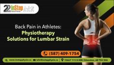 
Back pain is a common challenge faced by athletes of all levels, affecting performance and overall well-being. In the realm of sports injury physiotherapy, addressing back pain requires a specialized approach tailored to the demands of athletic training and competition.To More:https://www.streetinsider.com/Globe+PR+Wire/Back+Pain+in+Athletes%3A+Physiotherapy+Solutions+for+Lumbar+Strain/23435883.html , Contact Us :  (587) 409-1754, info@instepphysio.ca

#sportsphysiotherapyedmonton #sportsphysiotherapynearme #sportsphysicaltherapy #sportsphysiotherapy #edmonton #sportphysiotherapy #sportphysicaltherapy #instepphysio #instepphysioedmonton #instepphysicaltherapy 
