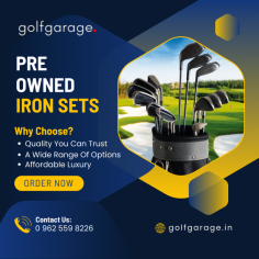 Upgrade your golf game affordably! We offer top-quality pre-owned iron sets from brands like Callaway, TaylorMade, and Titleist. Each set is inspected and refurbished for peak performance, perfect for golfers of all levels.

https://golfgarage.in/collections/old-iron-sets