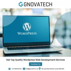Gnovatech provides all types of WordPress services & support. If you want any kind of WordPress like Blog website or Portfolio website you can contact us. We'll provide you extraordinary services at reasonable prices.      https://gnovatech.co.uk/