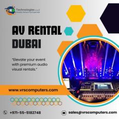 Best Deals on Audio Visual Rental Services in Dubai

Find the best AV Rental deals in Dubai with VRS Technologies LLC. Our top-notch audio visual equipment is perfect for any event. For more details on AV Rental in Dubai, Reach out to us at +971-55-5182748.

Visit: https://www.vrscomputers.com/computer-rentals/audio-visual-rental-in-dubai/