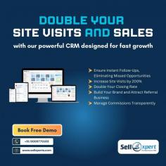 Transform your real estate business with our powerful CRM!  Double your site visits and sales, ensure instant follow-ups, and manage commissions transparently. Ready to grow fast? Book a free demo now! 

+91 9009770193
 www.sellxperts.com