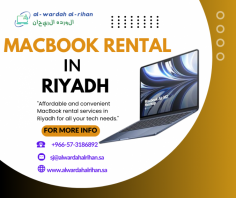 Why MacBook Rentals in KSA Ideal for Short-Term Projects?

Our rental service includes comprehensive support and maintenance, ensuring smooth operations. Optimize your project's efficiency with our reliable MacBook rentals. MacBook Rentals in KSA are ideal for short-term projects due to their flexibility, cost-effectiveness, and access to high-performance technology. At AL Wardah AL Rihan LLC, we offer tailored MacBook rental plans that suit your project needs, helping you avoid the high costs of purchasing new equipment. Contact us at +966-57-3186892 today.

Visit: https://www.alwardahalrihan.sa/it-rentals/macbook-rental-in-riyadh-saudi-arabia/

#MacBookrental
#MacBookRentalinRiyadh 
#MacBooKRentalSaudiArabia
#MacBookProRentalinKSA


