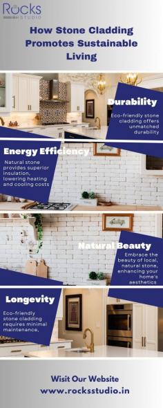 This infographic explores the advantages of using eco-friendly stone cladding for your home. Discover how this natural material promotes sustainability through its impressive durability, energy efficiency, reduced carbon footprint, and local beauty. Learn how stone cladding minimizes waste, conserves energy, and offers a long-lasting, low-maintenance exterior, all while enhancing your home's aesthetics. Embrace sustainable living and natural beauty - choose eco-friendly stone cladding from Rocks Studio.

For More Information Visit Here: https://rocksstudio.in/