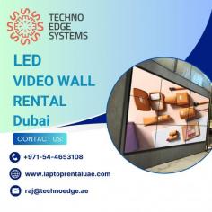 Techno Edge Systems LLC offers high-quality LED Video Wall Rental Dubai perfect for any event. Get clear, bright displays and excellent service. For more details, contact us at +971-54-4653108 or visit us - https://www.laptoprentaluae.com/video-wall-rental-dubai/
