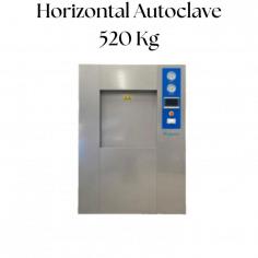 Labtron horizontal autoclave with 520 kg weights is equipped with a mechanical pressure relief safety valve for the chamber, over-temperature and over-pressure protection system, and AISI 304 stainless steel material. It features an Ethernet interface and USB interface, a water level detection sensor for low water cutoff, and a seal door that utilizes patented compressed air sealing technology.