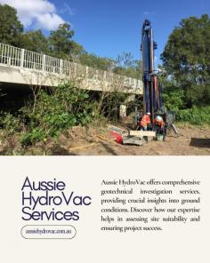 Exploring Ground: Geotechnical Investigation Insights

Comprehensive geotechnical investigation services provide precise data for your project. Utilizing advanced technology, Aussie HydroVac ensures accurate subsurface information, aiding in effective planning and risk management. Trust expert solutions for reliable geotechnical results.

Know more: https://www.aussiehydrovac.com.au/geotechnical-investigation/