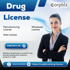 Are you planning to start a business in the pharmaceutical industry? Ensure you comply with all legal requirements by getting your drug license! A drug license is essential for legal compliance, quality assurance, and building consumer trust. Whether you need a manufacturing license for producing drugs, a sale license for operating a pharmacy or retail shop, or a wholesale license for distributing drugs in bulk, we have you covered. Our expert services guide you through the entire registration process, assist in preparing all required documents, and ensure a smooth and hassle-free approval. Start your journey in the pharmaceutical industry with confidence. Contact us today to get your drug license registered!

https://corpbiz.io/drug-license