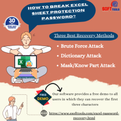 If you also want to break the Excel sheet protection password, then you can use eSoftTools Excel Password Recovery Software. It recovers passwords in many types of characters like alphabetic characters, symbolic characters, numeric characters, and other characters. It also has a copy-to-clipboard function using which you can copy your password in just one click. The software also provides three methods that help a lot in recovering the password. It also provides a free trial using which you can recover the first three characters of your Excel sheet and you can be sure that this software works.