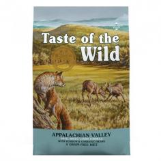 Taste of the Wild Grain Free Canine Small Breed Appalachian Valley Dry Dog Food: Packed with vitamins and minerals, each bag contains a good serving of vegetables and fruits which delivers antioxidants to your dog. Easy to digest and highly palatable, this mix is ideal for dogs from all walks of life.
