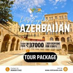 Explore Azerbaijan with Viz Travels' exclusive Azerbaijan tour packages from India. Discover the rich cultural heritage, stunning landscapes, and vibrant cities of Azerbaijan with expertly crafted itineraries designed to cater to every traveler's preferences. 
