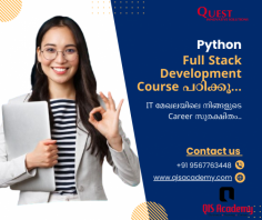 Python Full Stack Developer Certification Course in Calicut
Learn Python full stack development from the best. Join our course in Kochi, Kannur, Calicut, and Trivandrum. https://www.qisacademy.com/course/python-full-stack-development