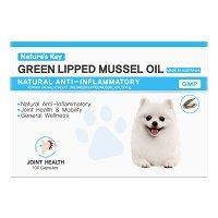 Green Lipped Mussel Oil is a natural anti-inflammatory supplement for Dogs. Green Lipped Mussel (Perna Canaliculus) from New Zealand contains over 30 different types of omega-3 fatty acids with their anti-inflammation effects being known to be 150-fold more effective than that contained within fish. It provides vitamins A, B, D3, and E, and minerals like calcium, magnesium, zinc, manganese, selenium, and phosphorous.
