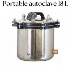 Labtron introduces a portable autoclave that is designed with an overheating and pressure warning indicator, an indicator light to indicate the working, and low water level indicator automation. It features a dual scale indicating pressure gauge, an inner and outer chamber constructed of stainless steel, and automatic beep indication at the end of every cycle.