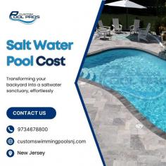 Saltwater pools offer gentler water for skin and eyes, lower maintenance, a natural feel, and longer equipment life. Our expert team of Custom Pool Pros ensures seamless installations and exceptional results, enhancing your outdoor space with low-maintenance luxury. We specialize in designing budget-friendly backyards while considering the saltwater pool cost in NJ. Contact us today to get started.

Visit: https://customswimmingpoolsnj.com/inground-pools-nj/salt-water-swimming-pools/