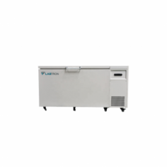 Labtron -105°C Ultra Low Temperature Chest Freezer is a digital microcomputer-controlled unit, providing 458 L capacity . It includes a self-overlapping refrigeration system, branded compressor, fluorine-free refrigerant,  304 stainless steel liner, LED display and safety door lock.
