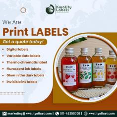 Kwality Labels: Where precision meets versatility in every label print.
.
.
For more details visit our website @ https://kwalityoffset.com or call @ 011 4525 0000