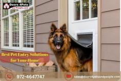 Discover a range of top-rated pet doors designed to provide easy access for your furry friends while maintaining your home's security and style. Our guide covers innovative designs and budget-friendly options for all dog sizes, ensuring you find the perfect solution to keep your pets happy and your home safe.
call us:- 972-4647747
Web:-https://www.doors4petsandpeople.com/