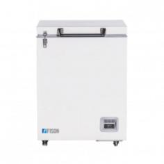 
Fison -40°C Chest Freezer with 105L capacity is ideal for long-term storage of biological products. It features a microprocessor controller with a -10°C to -40°C range, LED display, CFC-free foam insulation, multiple alarms, and easy mobility. It ensures reliable performance and sample protection.