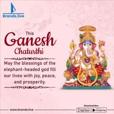 Enhance your Ganesh Chaturthi celebrations with stunning Flyers, Posters from Brands.live. Browse through 650+ free Templates to find the perfect design for your festive needs. Create captivating videos and images in minutes, capturing the joy and essence of the festival. Make a lasting impression with high-quality, customizable graphics that are easy to create and share. Start now and celebrate in style! 
