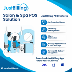 Just Billing Salon $ Spa POS Software : Your All-in-One Solution for Appointment Scheduling, Online Booking, Customer Management, Marketing Automation, Billing and Payments, Custom Reporting and Analytics, SMS and WhatsApp Marketing, and More!
About Just  Billing
Just Billing is an easy to use and comprehensive GST Invoicing & Billing App for Retail and Restaurant. It runs both on mobile and computer. This GST compliant point of sale (POS) makes it easier for you to keep track of your business and pay more importance to your business growth.

Learn more:  https://justbilling.in/pos-salon-spa/
Download App: https://play.google.com/store/apps/details?id=cloud.effiasoft.justbillingstd
Email: sales@effiasoft.com
