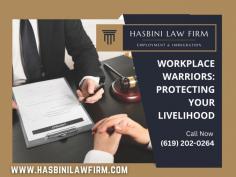 Even though there are laws that are supposed to protect workers, discrimination in the workplace is still a big problem that the government doesn't always deal with properly. It is very important to our San Diego employment lawyer at the Law Offices of Hasbini to fight all kinds of discrimination. People who have been unfairly treated at work can get full legal help from us.
