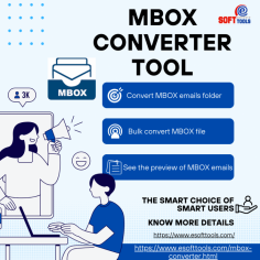 If you want to convert MBOX files, eSoftTools MBOX Converter Tool is a great option. This software allows you to convert MBOX files into a single PST file while maintaining all important information including emails, contacts, calendars, and attachments. The conversion process is simple and ensures that all data is properly retained. Whether you're consolidating email data or moving to Outlook, eSoftTools MBOX Converter Software offers a dependable and effective solution for processing MBOX files, allowing you to manage and retrieve your email information quickly to PST, EML, EMLX, MSG, HTML and many more.

More info - https://www.esofttools.com/mbox-converter.html
