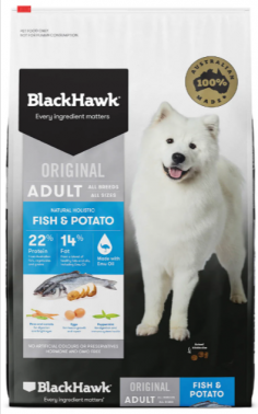 Black Hawk Original Adult Fish & Potato Dry Dog Food | Pet Food

https://www.vetsupply.com.au/dog-food/black-hawk-adult-fish-and-potato-dog-food/pet-foods-1769.aspx?utm_source=seo&utm_medium=sb&utm_campaign=blackhawkoriginalafpddf
