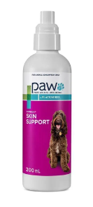 "PAW Dermega is rich in omega-3 & 6 fatty acids including linoleic acid, linolenic acids, EPA and DHA. It aids in the treatment of allergic and inflammatory skin conditions responsive to polyunsaturated fatty acids in dogs. Its EPA has anti-inflammatory properties that may be used in the management of allergies.

For More information visit: www.vetsupply.com.au
Place order directly on call: 1300838787"